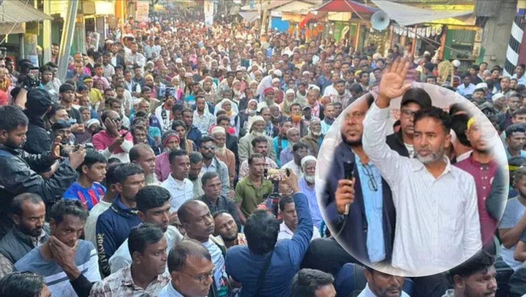 সুনামগঞ্জ-১ আসনে ধানের শীষের প্রার্থী আনিসুল হকের সমর্থনে জামালগঞ্জের সাচনা বাজারে মোটর শোভাযাত্রা ও বিশাল জনসমাবেশ