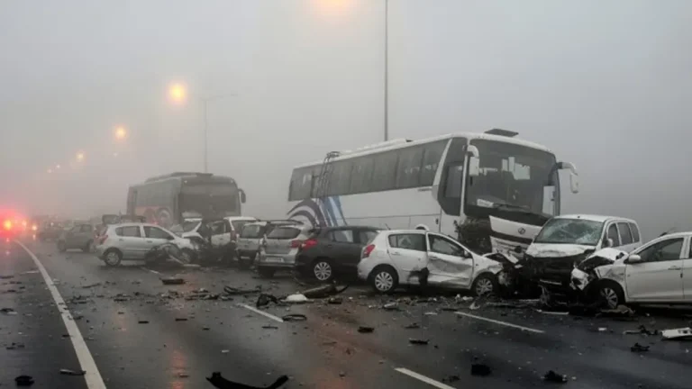 ঘন কুয়াশায় একের পর এক দুর্ঘটনা, ব্যাপক যানজট