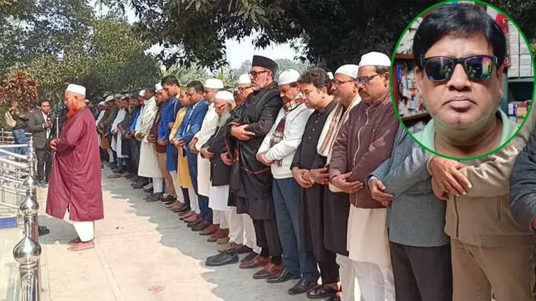 বিএনপি নেতা ডাবলুর জানাজা সম্পন্ন
