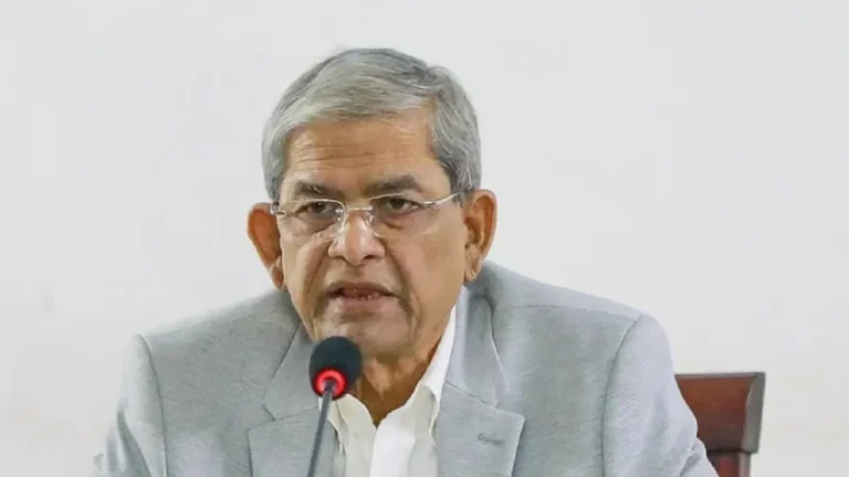 যাদের ৩ ভোটও নেই, তারা হুমকি দিচ্ছেন নির্বাচন হতে দেব না : মির্জা ফখরুল