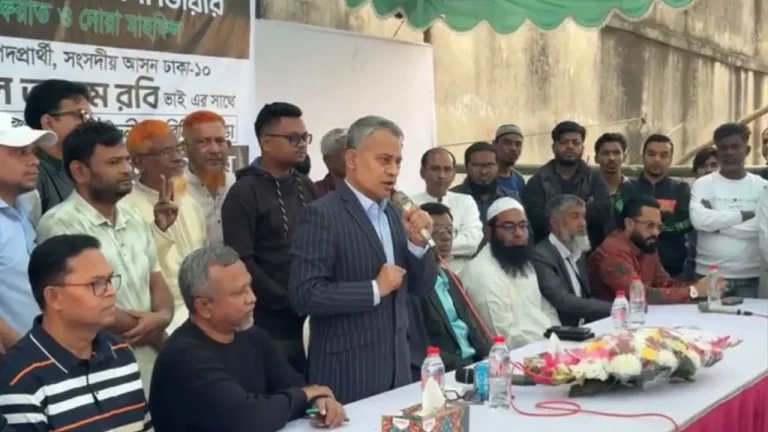 সন্ত্রাসমুক্ত সমাজ গড়ার অঙ্গীকার রবিউল আলমের